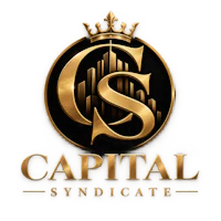 capital syndicate logo on a black background